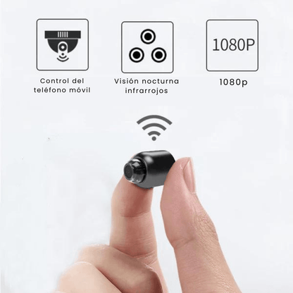 Mini Cámara de Seguridad Full HD 4K UltraVision™  - ¡Compra 1, Llévate 2! + Regalo sorpresa